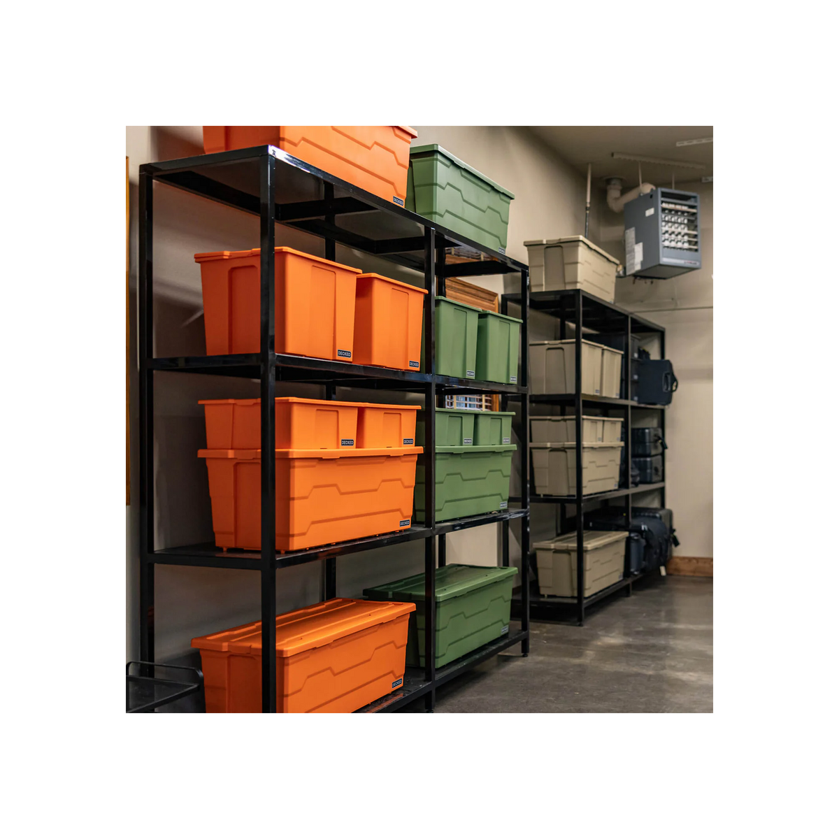 DECKED Payloader 64 - D-co Bin, Orange, 3 Pack