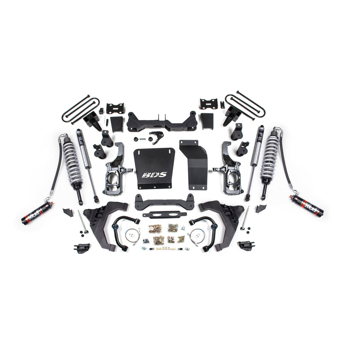BDS Suspension 6.5" Lift Kit with FOX 2.5" PE DSC Coilover Shocks, Rear Fox2.0 suits Chevrolet Silverado 2500/3500