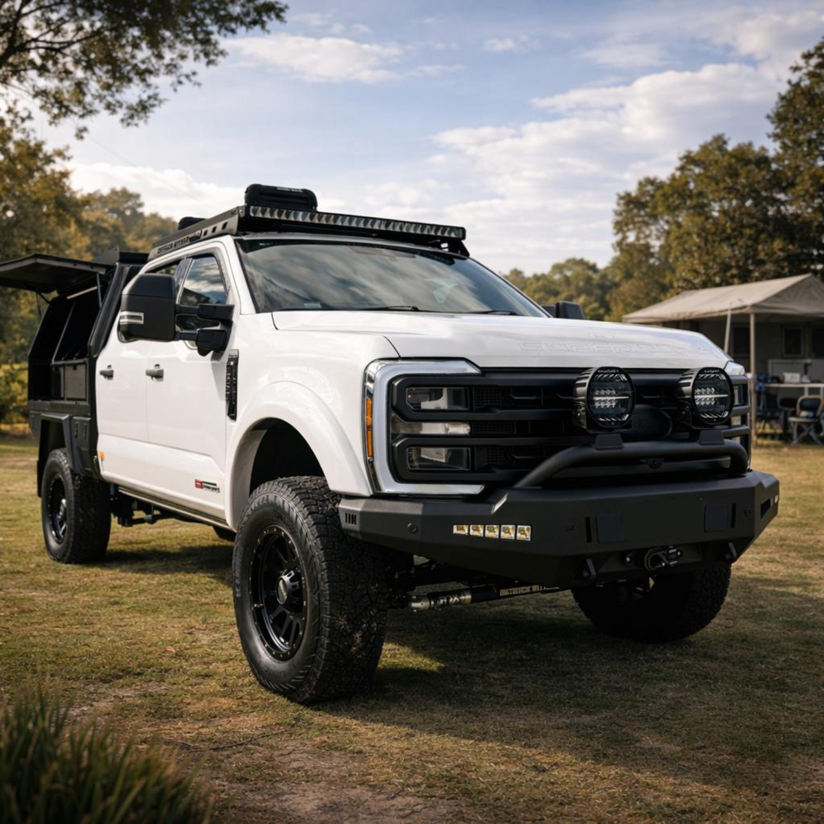 Outback Kitters Pre Runner Bull Bar, Texture Black suits Ford F-250 Super Duty/F-350 Super Duty (2023-2026)