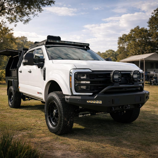 Outback Kitters Pre Runner Bull Bar, Texture Black suits Ford F-250 Super Duty/F-350 Super Duty (2023-2026)