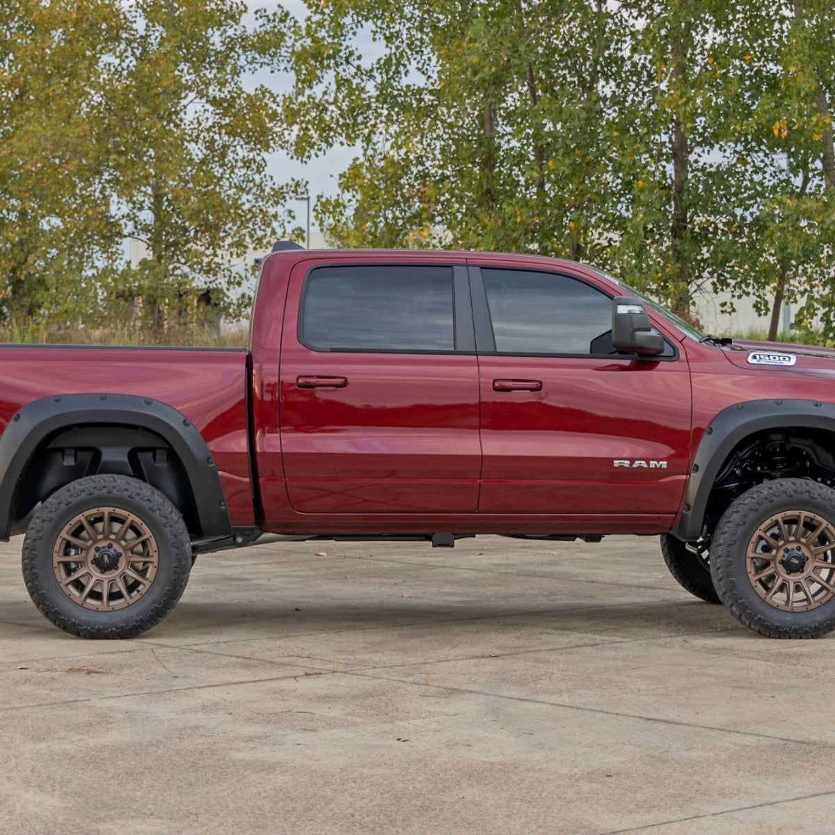 Rough Country 1" Smooth Fender Flares suits RAM 1500 DT (2025-2026)