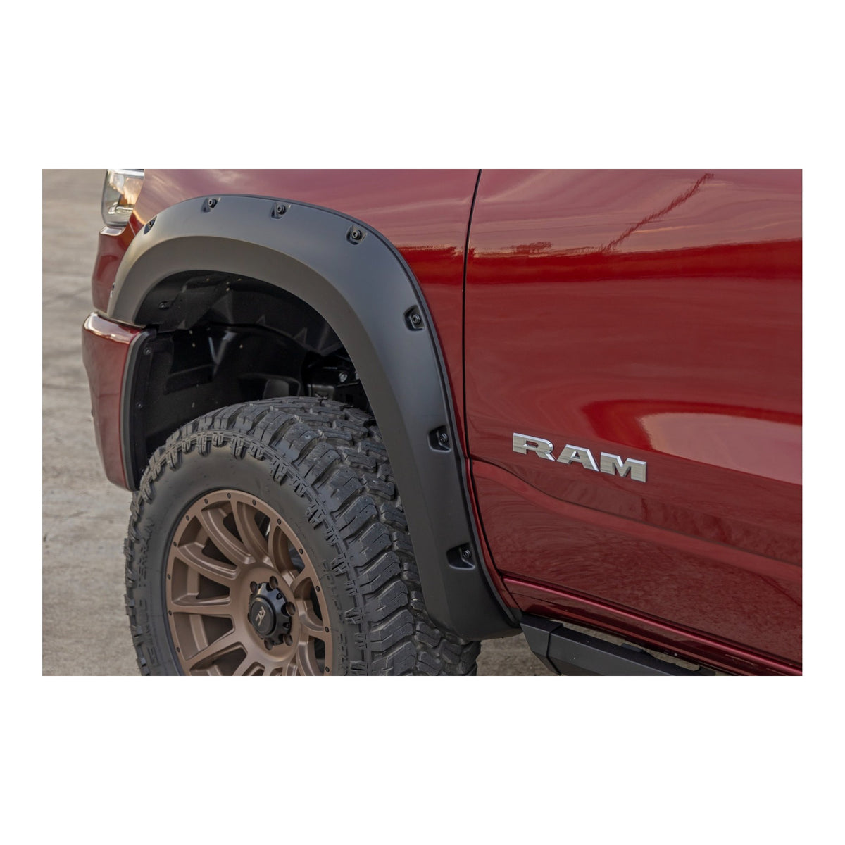 Rough Country 1" Smooth Fender Flares suits RAM 1500 DT (2025-2026)