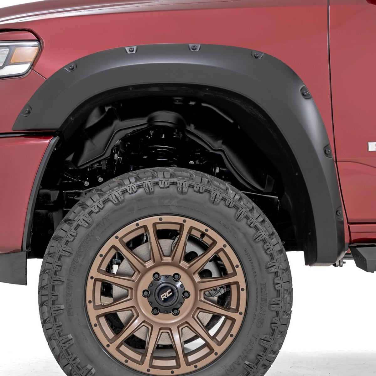 Rough Country 1" Smooth Fender Flares suits RAM 1500 DT (2025-2026)