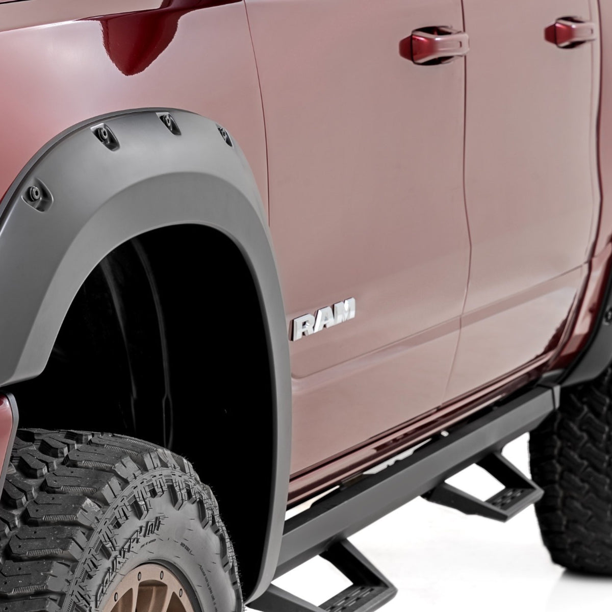 Rough Country 1" Smooth Fender Flares suits RAM 1500 DT (2025-2026)