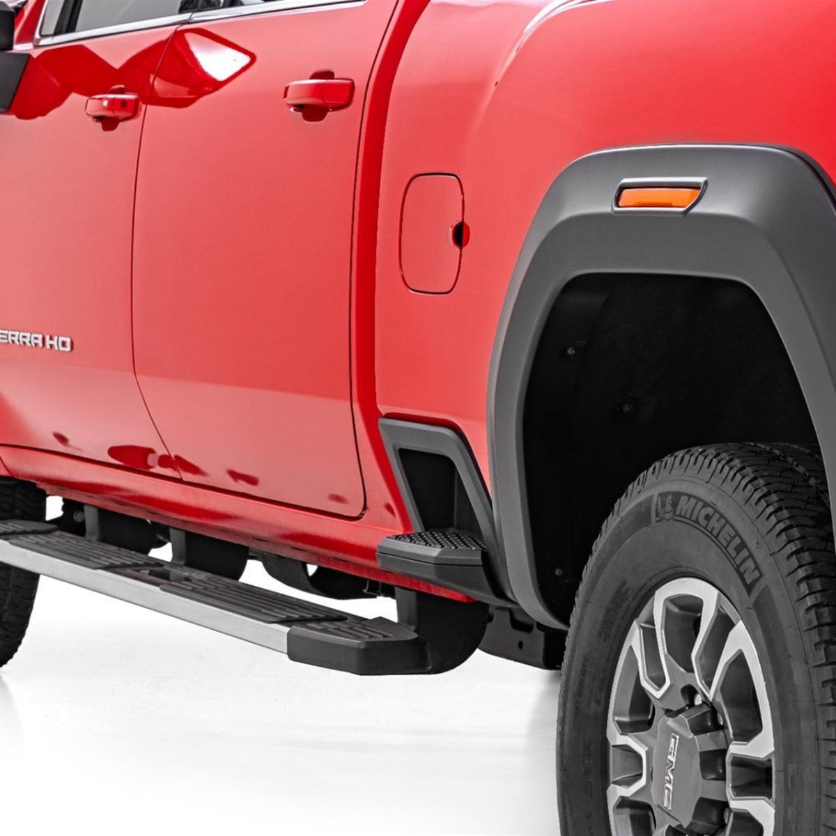 Rough Country 1" Smooth Flares w/ Side Marker Light suits GMC 2500 (2020-2026)