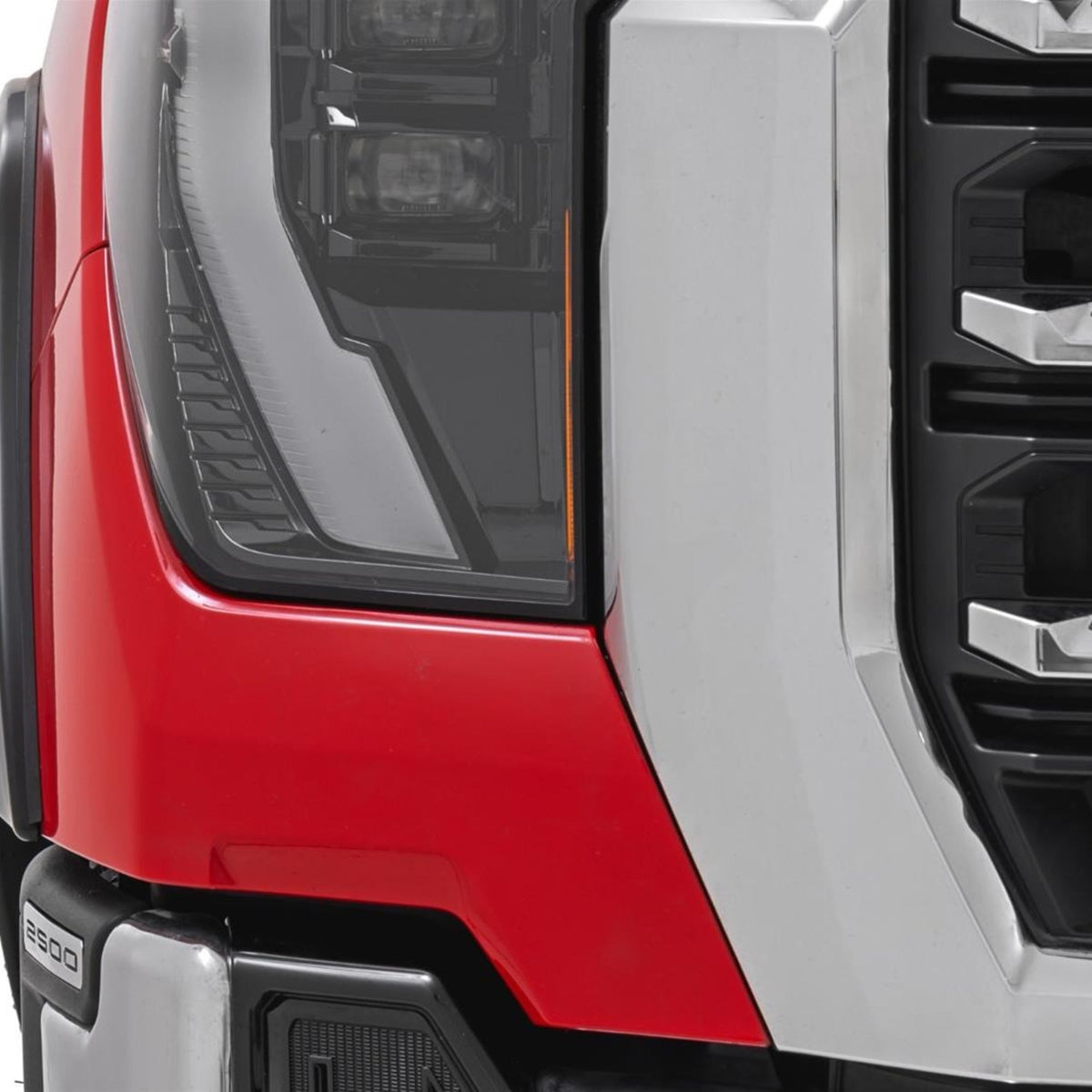 Rough Country 1" Smooth Flares w/ Side Marker Light suits GMC 2500 (2020-2026)