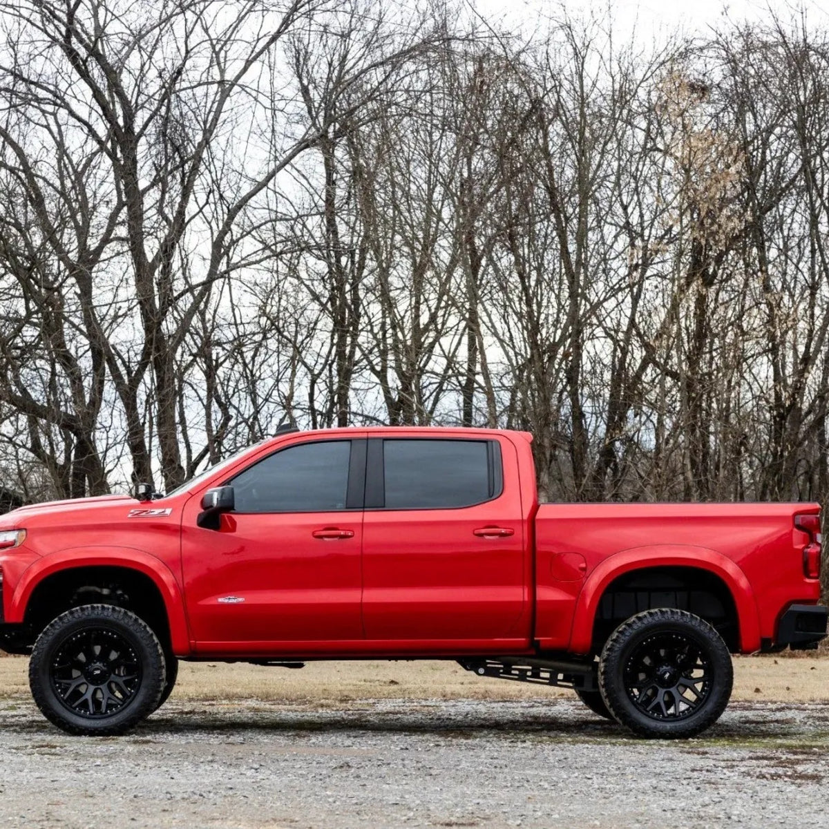 Rough Country 1" Smooth Fender Flares suits Chevrolet Silverado 1500 (2019-2026)