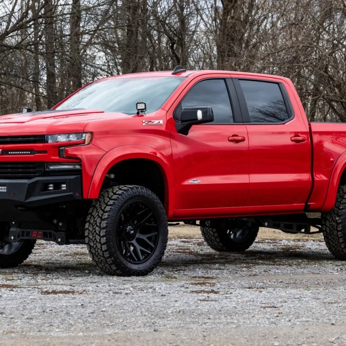 Rough Country 1" Smooth Fender Flares suits Chevrolet Silverado 1500 (2019-2026)