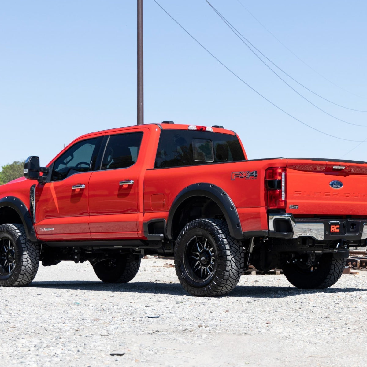 Rough Country 1" Smooth Sport Fender Flares suits Ford F-250 Super Duty (2023-2026)