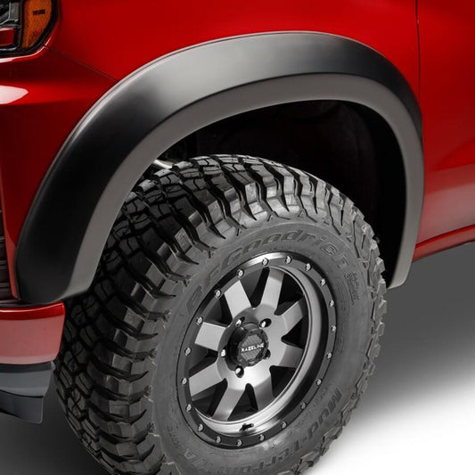 Bushwacker Extend-A-Fender Smooth Flares, Front & Rear suits Chevrolet Silverado 1500 (2019-2026)