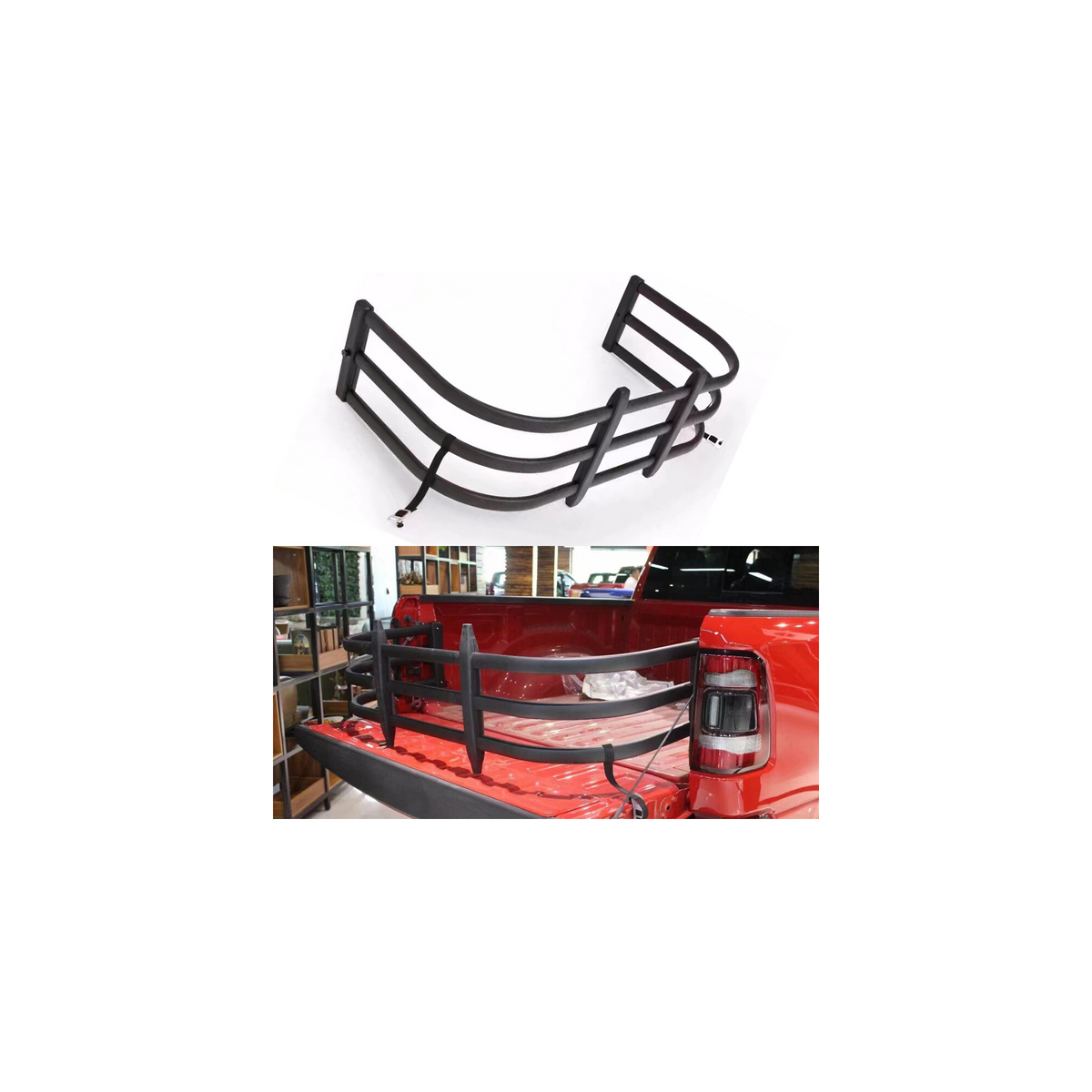 AMTRUX Bed Extender suits RAM 1500 DS (2013-2024), 2500 (2011-2024), 3500 (2011-2025)
