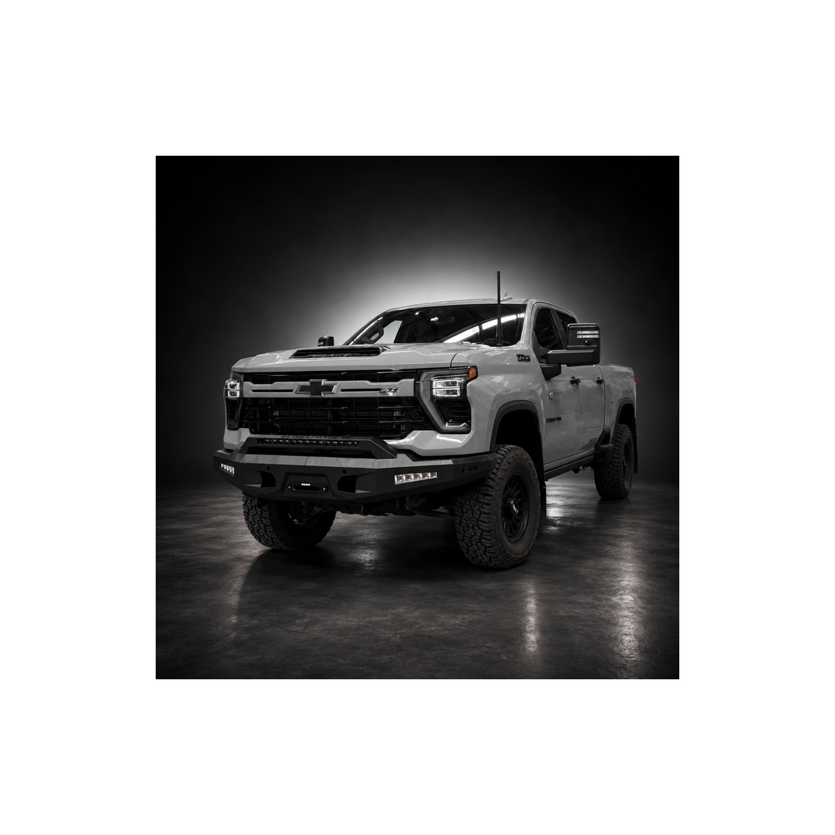 Outback Kitters Pre Runner Bull Bar, Chuck Series, Texture Black suits Chevrolet Silverado 2500 (2020-2026), 3500 (2020-2025)