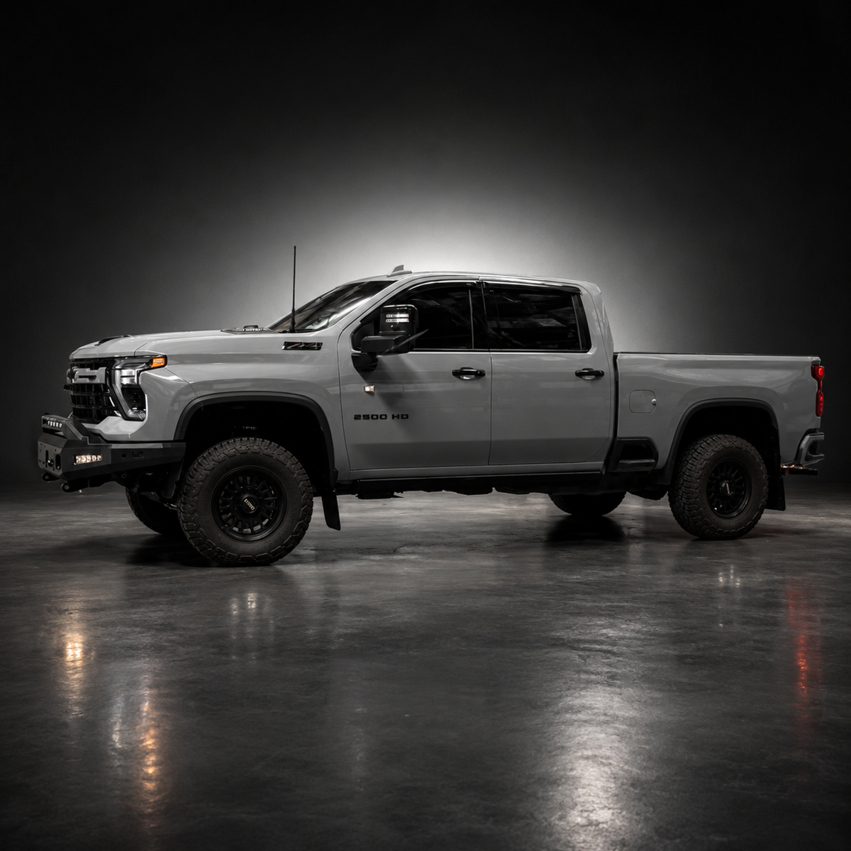 Outback Kitters Pre Runner Bull Bar, Chuck Series, Texture Black suits Chevrolet Silverado 2500 (2020-2026), 3500 (2020-2025)