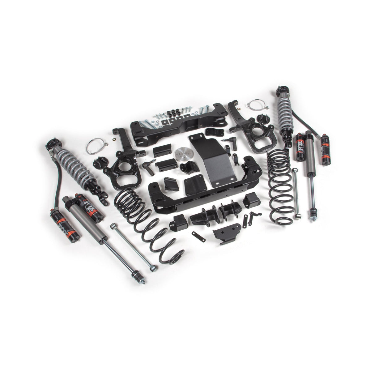 BDS Suspension 2025+ RAM 1500 DT 4" Lift Kit with FOX 2.5" Performance Elite Coil-Over Shocks (Factory 2018-2020") suits RAM