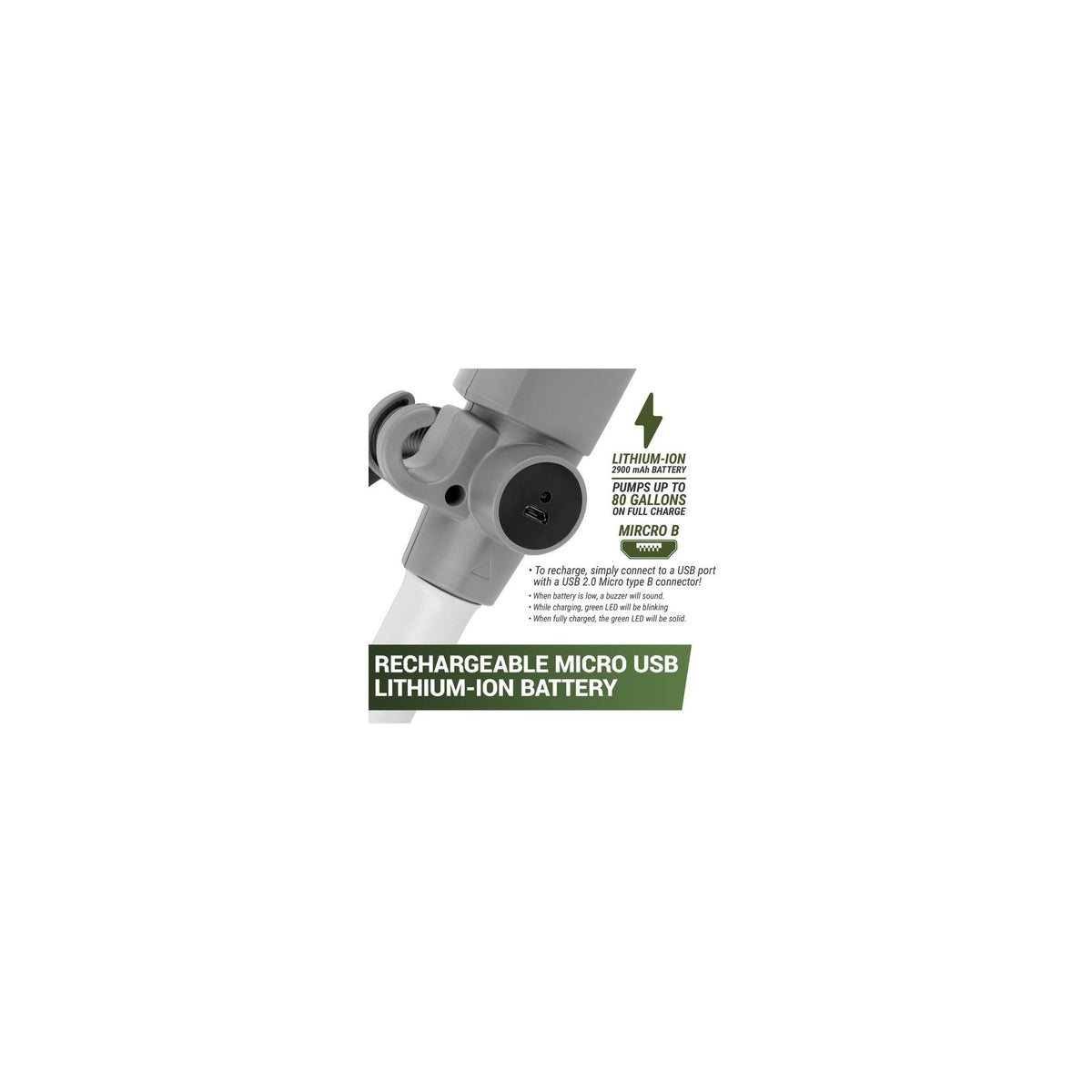 Titan Tanks Rechargable Fuel Pump