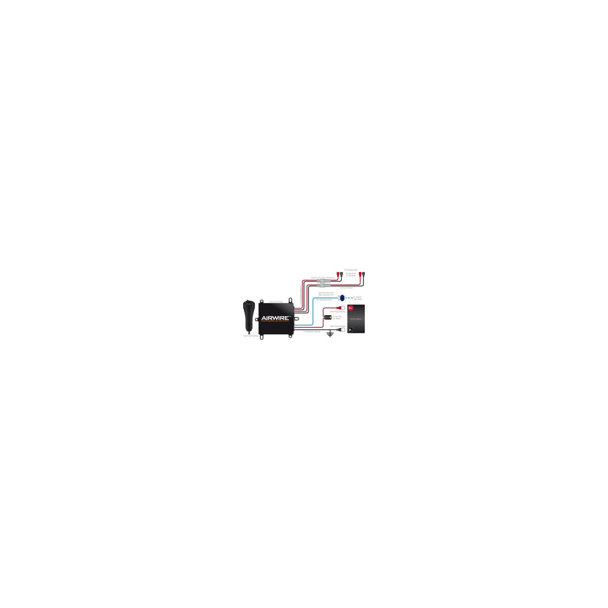 Roadvision Airwire Wireless Switch Panel with Single Lightbar Harness