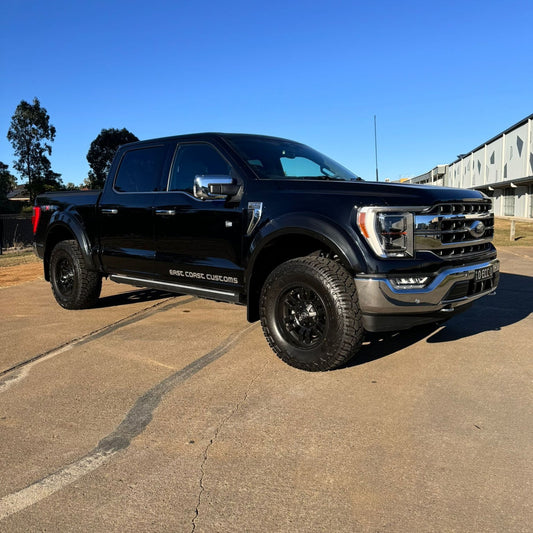 Outback Kitters Fender Flares (Smooth) & Mudflaps, Front & Rear suits Ford F-150 (2021-2024)