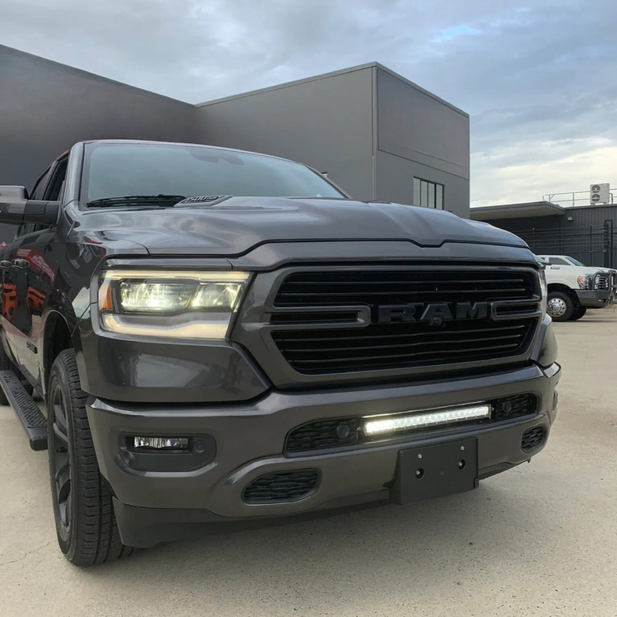 Outback Kitters Stock Bumper Light Bar Brackets (Set of 2) suits RAM 1500 DT (2019-2026), 2500/3500 (2019-2024)