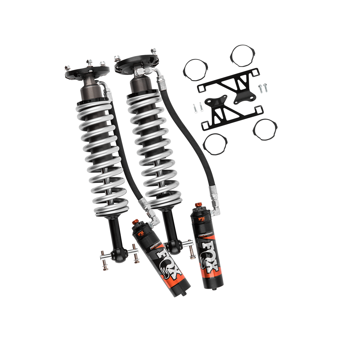 BDS Suspension Front FOX Performance Elite Series 2.5" Coilover Remote Reservoir DSC Shocks, Suits 3.5" Lift, Set of 2 suits