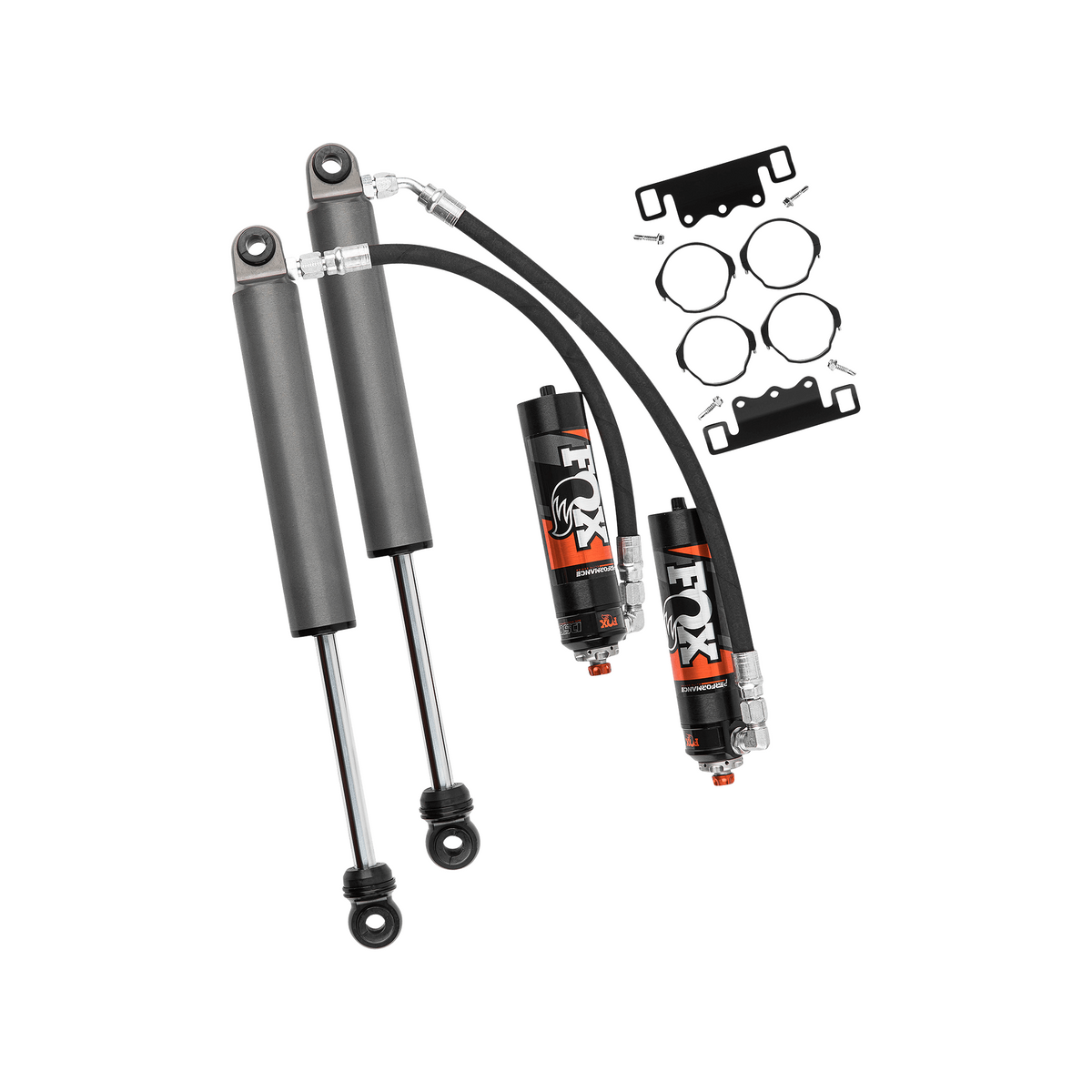 BDS Suspension Rear FOX Performance Elite Series 2.5" Remote Reservoir DSC Shocks, Suits 2.5-4" Lift, Set of 2 suits