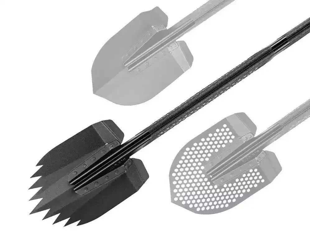 Go Rhino Xventure Gear Sharktooth Stackable Recovery Shovel (Textured Black)