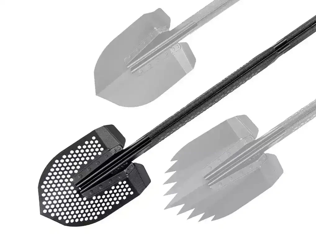 Go Rhino Xventure Gear Perforated Stackable Recovery Shovel (Textured Black)
