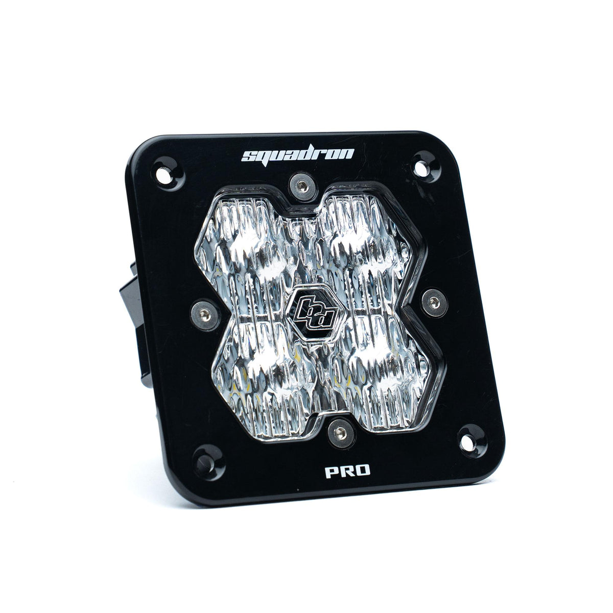 Squadron 2.0 Pro Black Flush Mount LED Auxiliary Light Pod Universal Clear