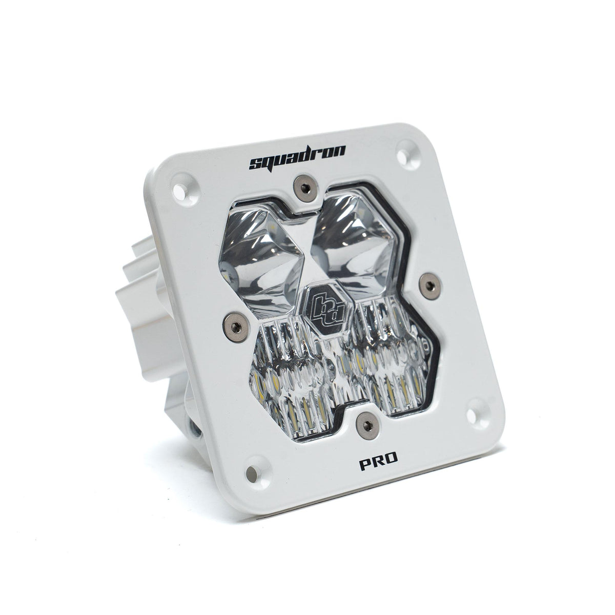 Squadron 2.0 Pro White Flush Mount LED Auxiliary Light Pod Universal Clear