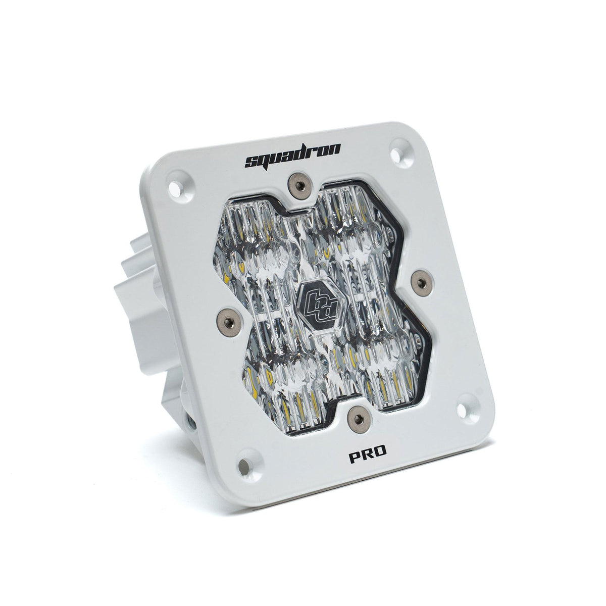 Squadron 2.0 Pro White Flush Mount LED Auxiliary Light Pod Universal Clear