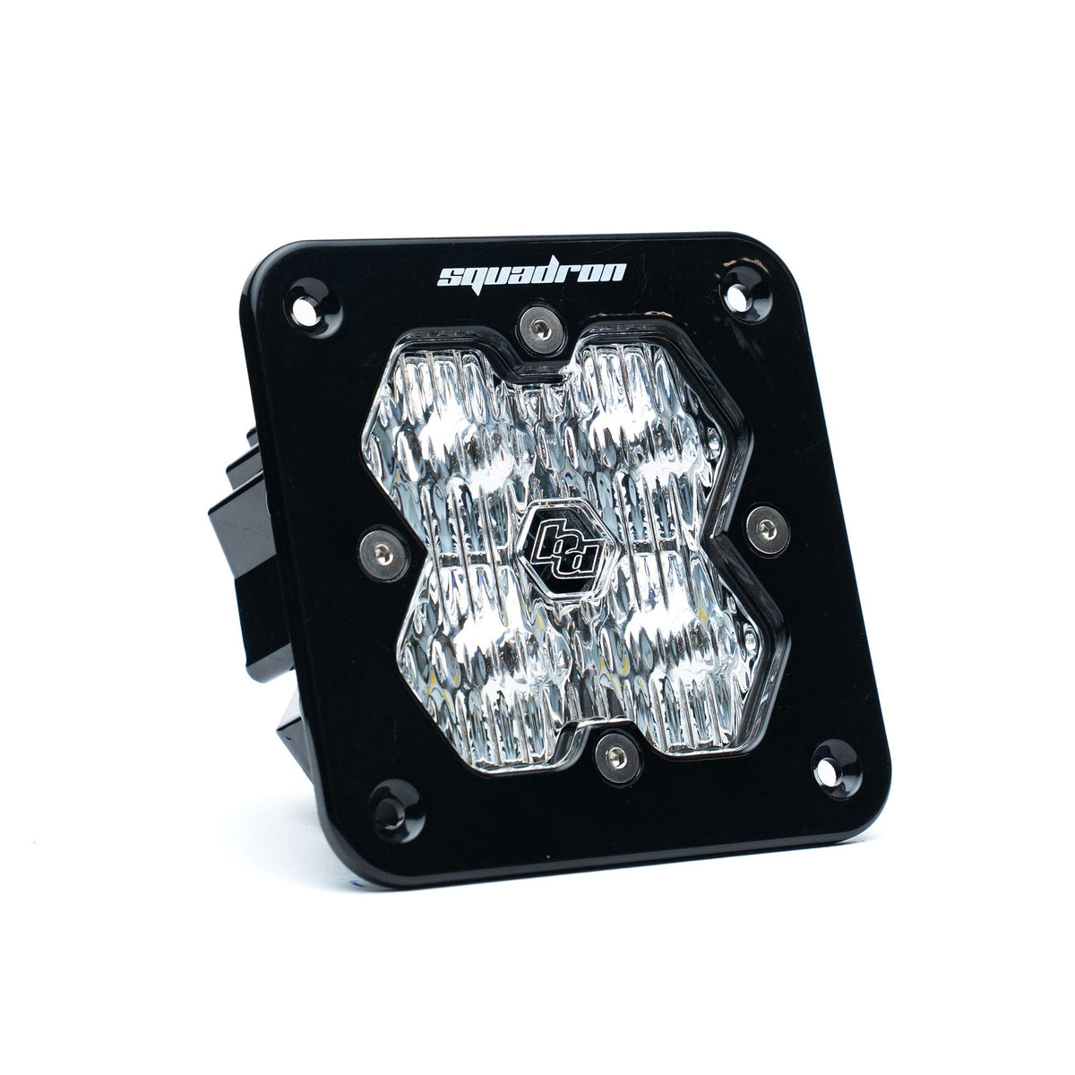 Squadron 2.0 Sport Black Flush Mount LED Auxiliary Light Pod Universal Clear