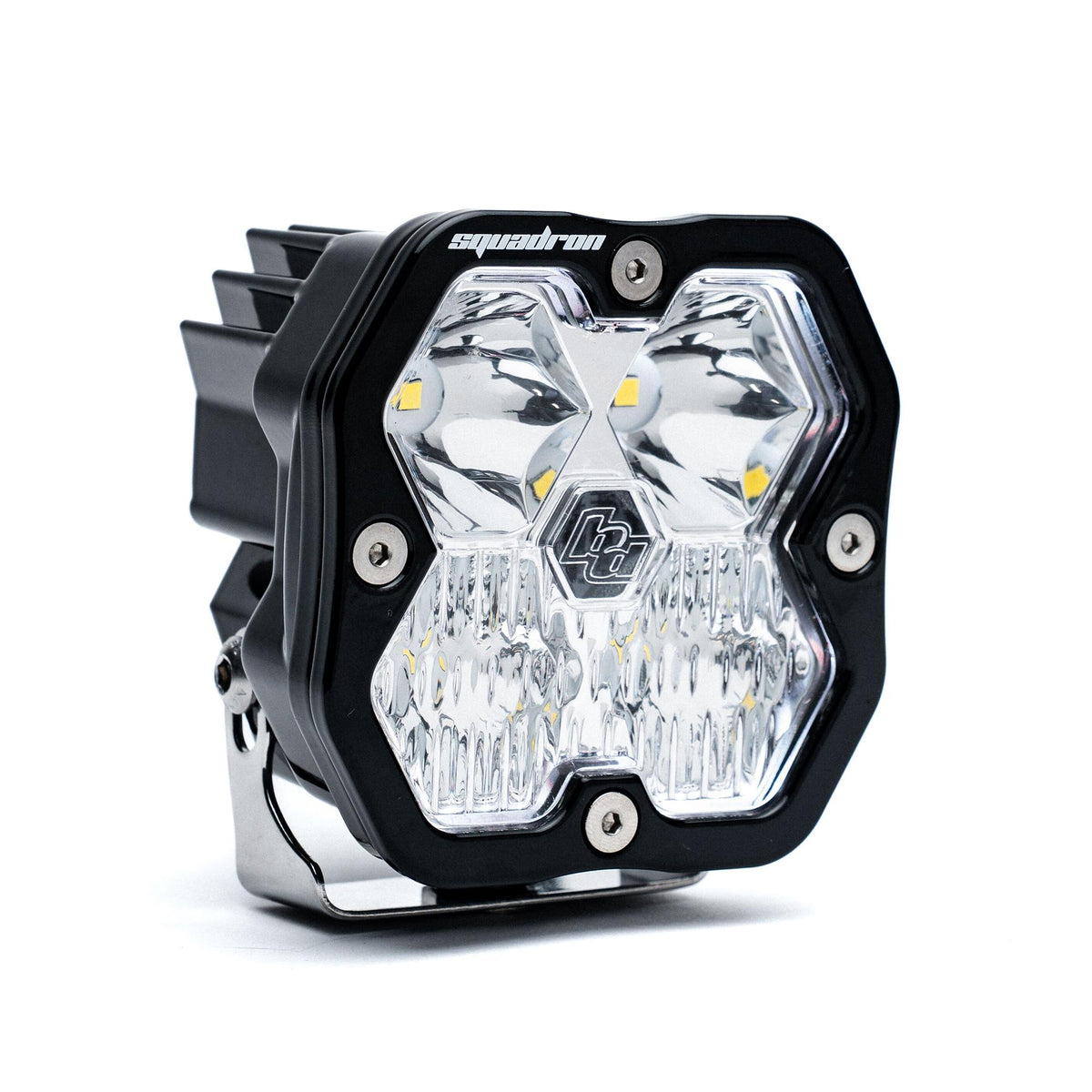 Squadron 2.0 Sport Black LED Auxiliary Light Pod Universal Clear