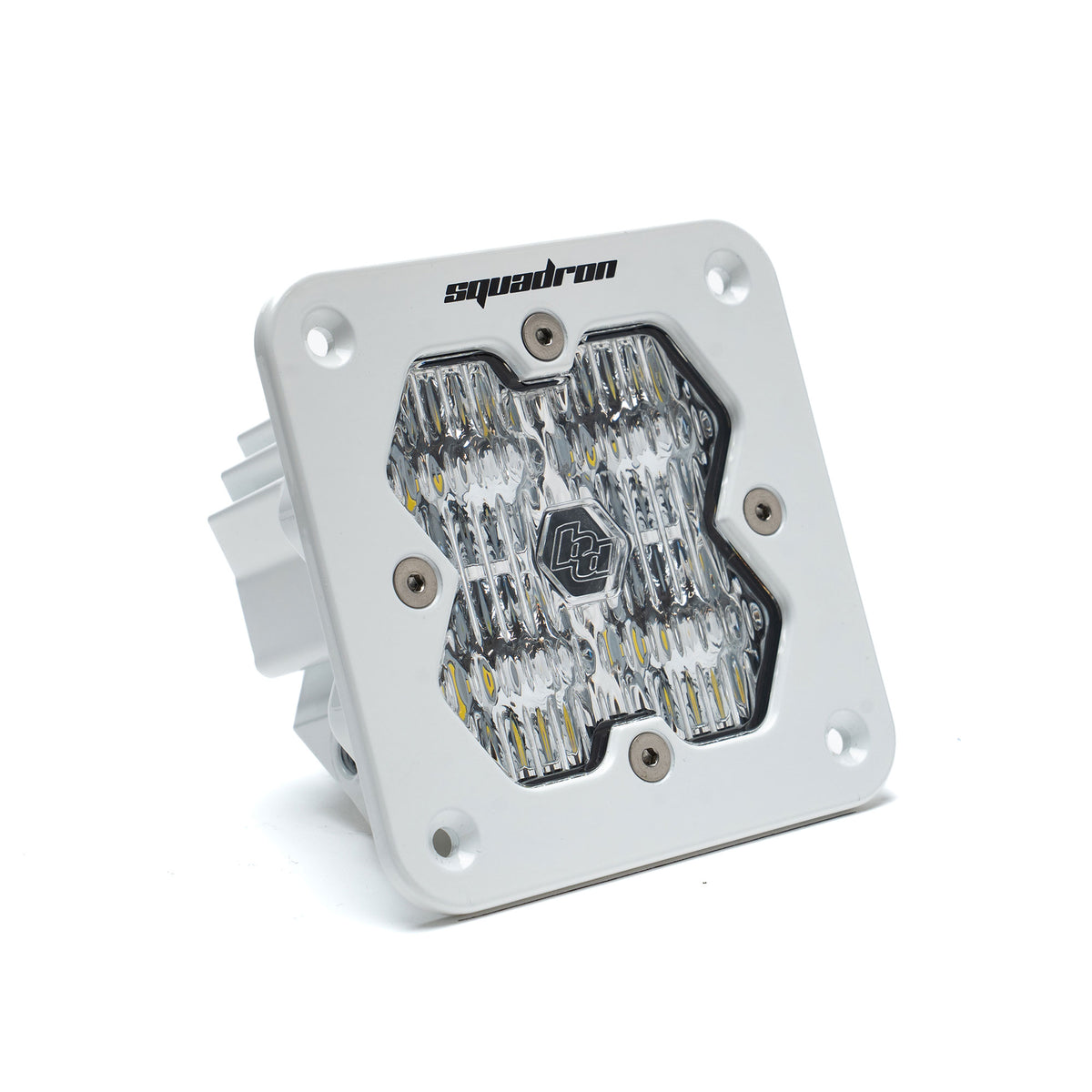 Squadron 2.0 Sport White Flush Mount LED Auxiliary Light Pod Universal Clear